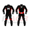 Black, Grey and Red X3 Motobike Racing Suit
