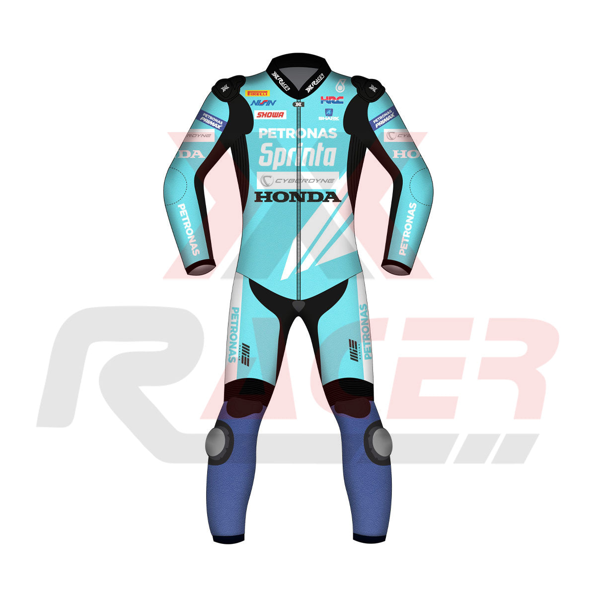 Sprinta Moto GP Suit Ocean Blue