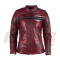 Helstons Brown Leather Jacket for Women