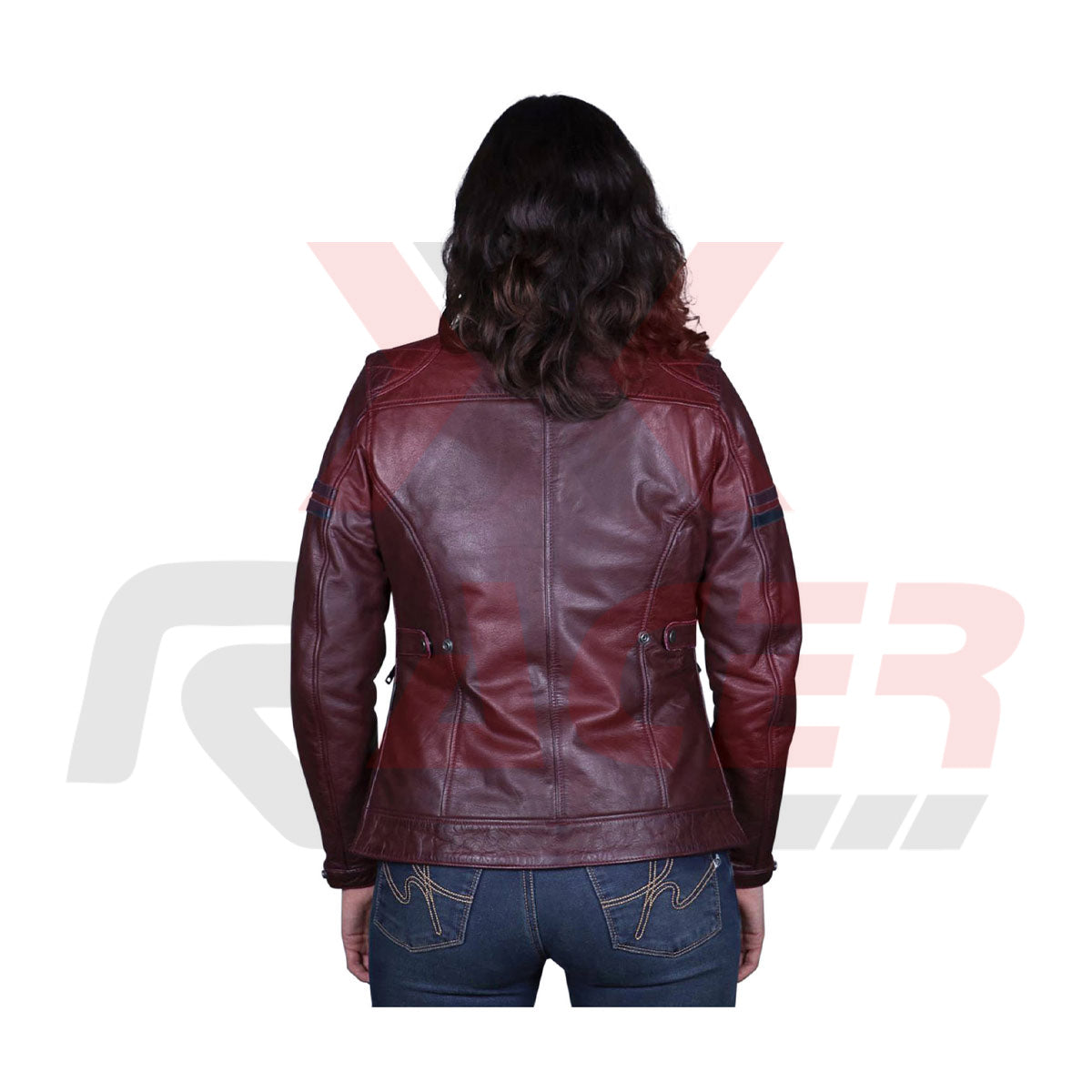 Helstons Brown Leather Jacket for Women