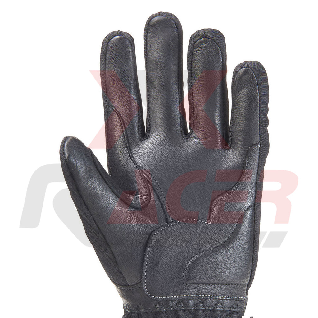 Riding Gloves with Hard Knuckle Protection – Tan Color Design