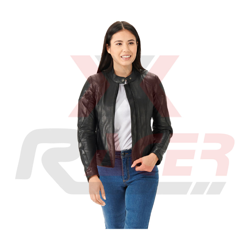Black Leather Jacket for Women
