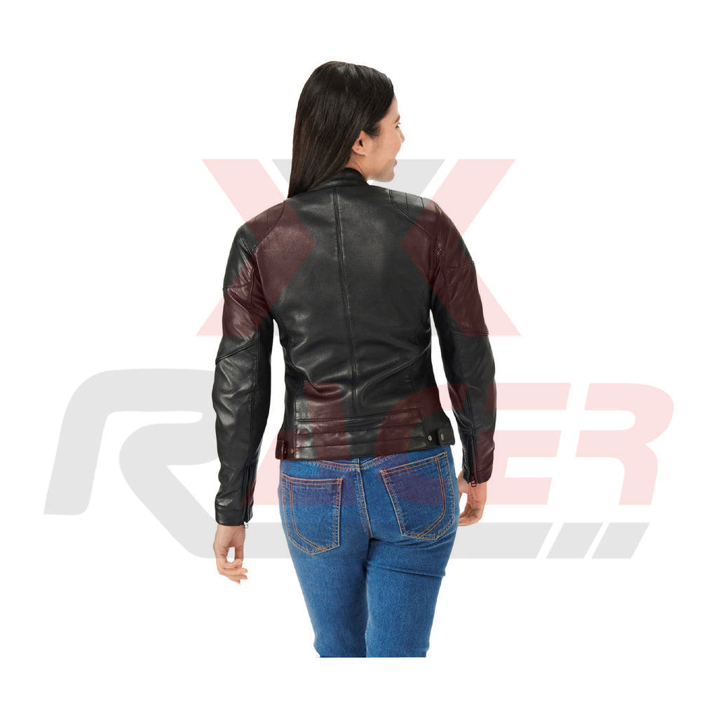Black Leather Jacket for Women