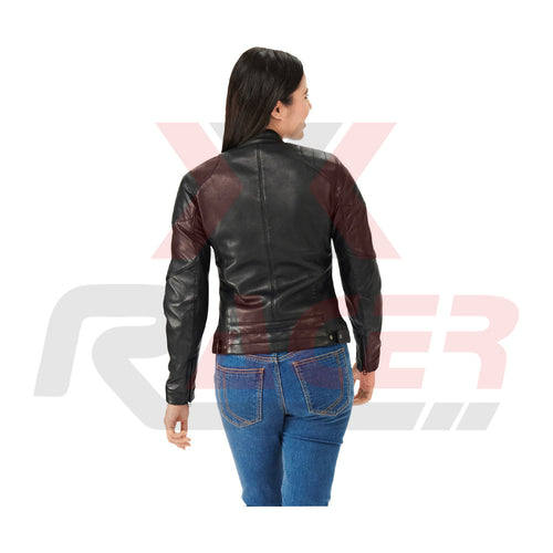 Black Leather Jacket for Women