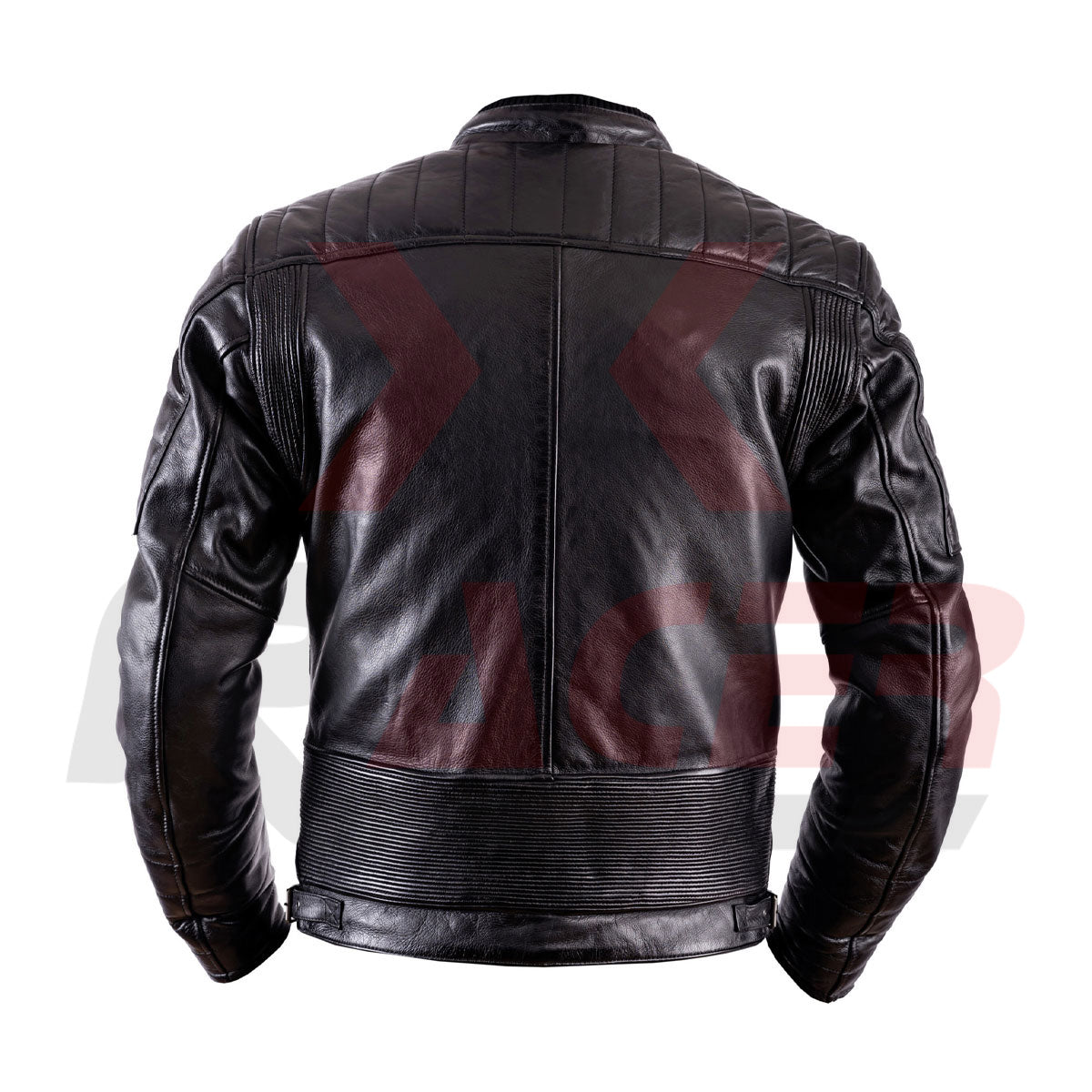 Stylish Mens Leather Jacket Black
