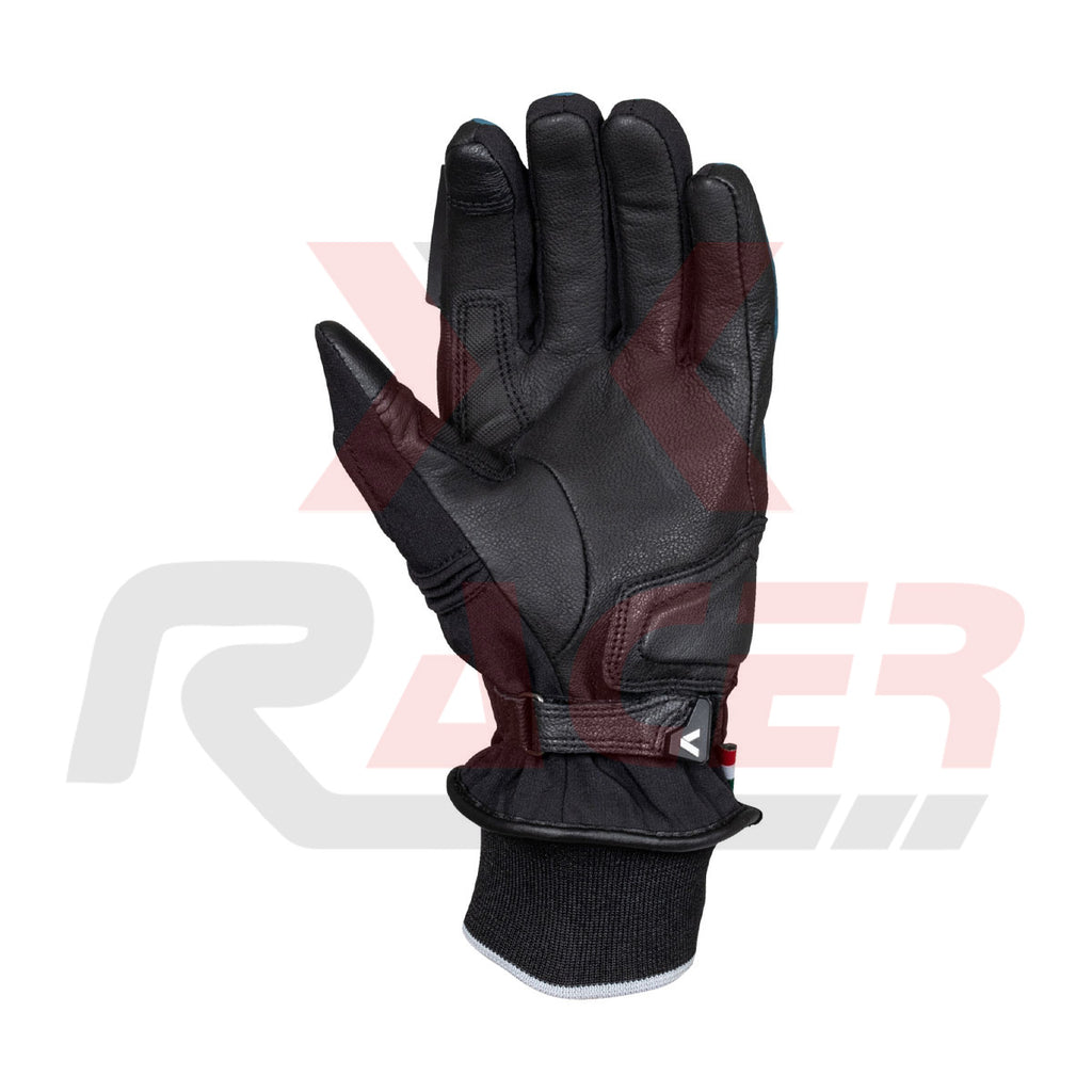 All-Season Riding Gloves with Hard Knuckle Protection – Blue