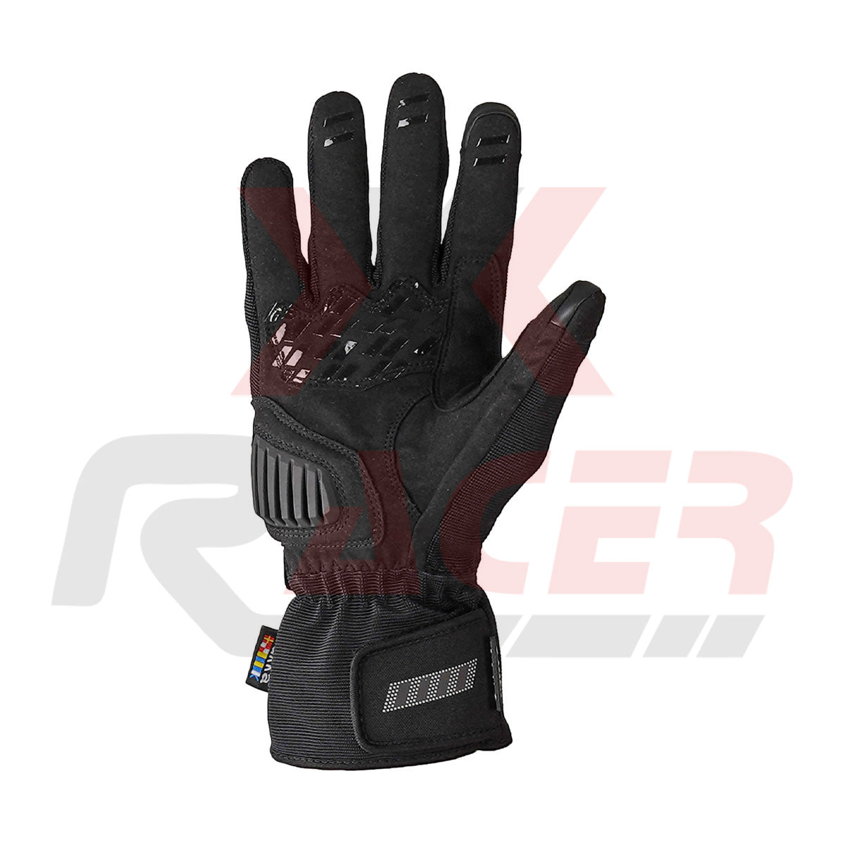 Textile Riding Gloves – Durable & Comfort Fit (Black)