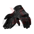 Black Performance Motorcycle Gloves with Knuckle Protection