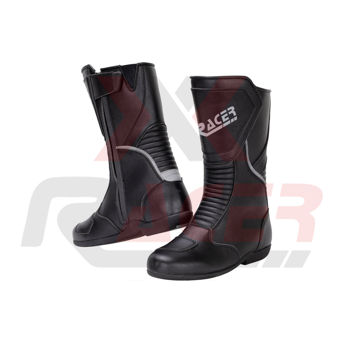 StreetRide Motorcycle Long Ankle Boots