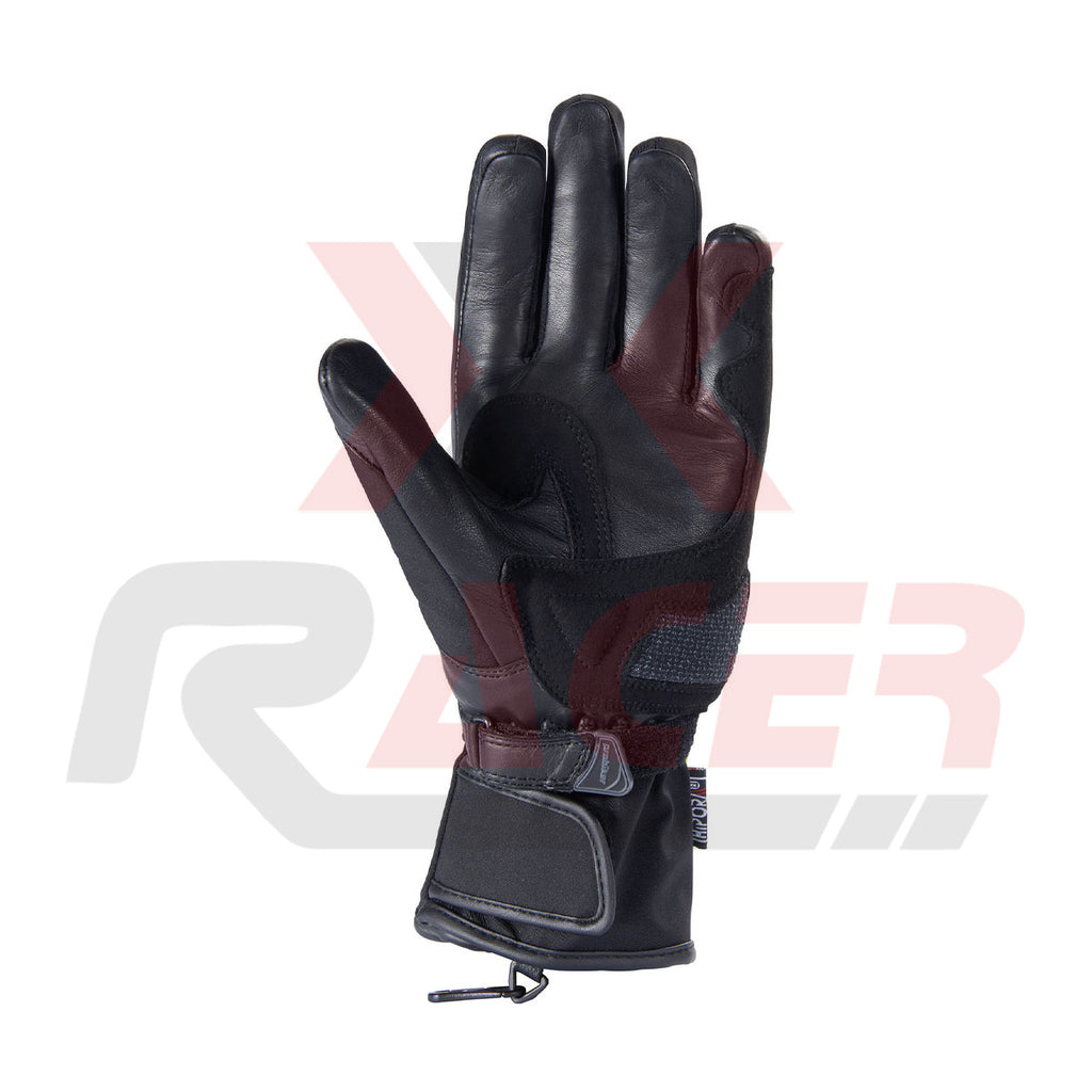 Riding Gloves with Hard Knuckle Protection – Black/Yellow