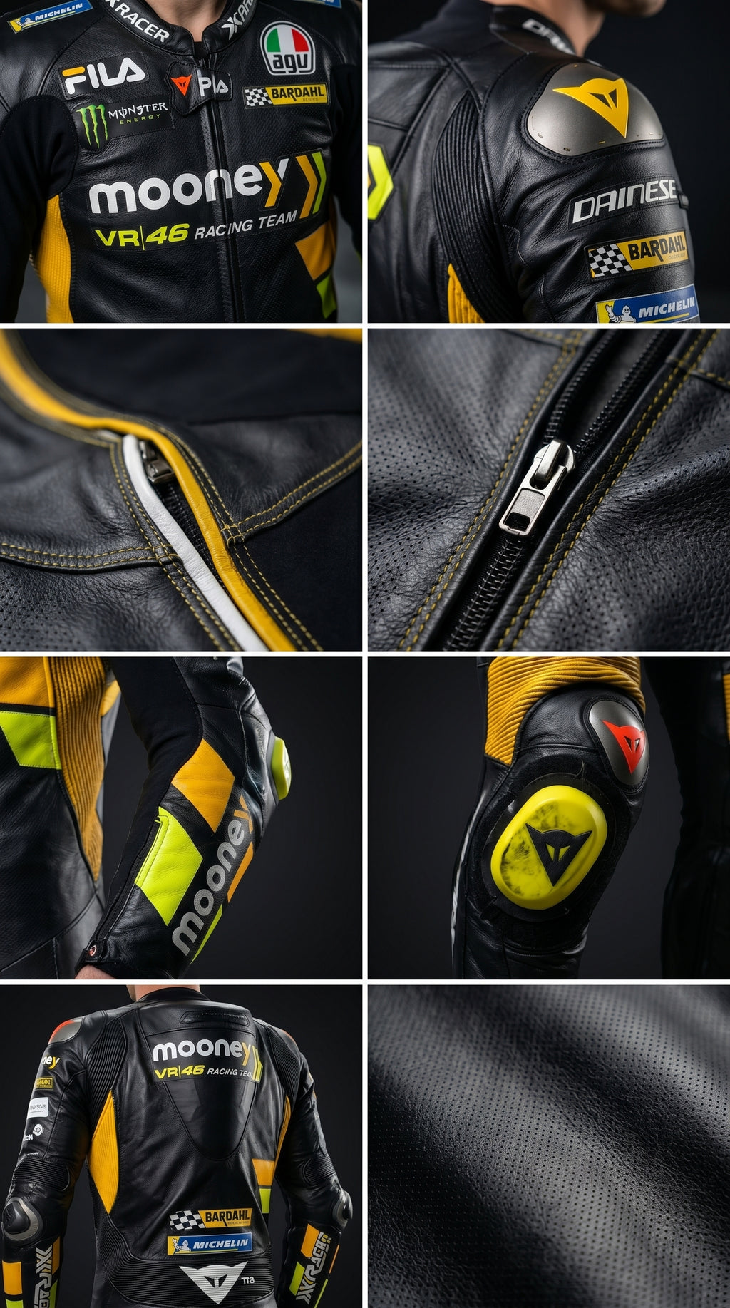 Mooney Moto GP Suit Black