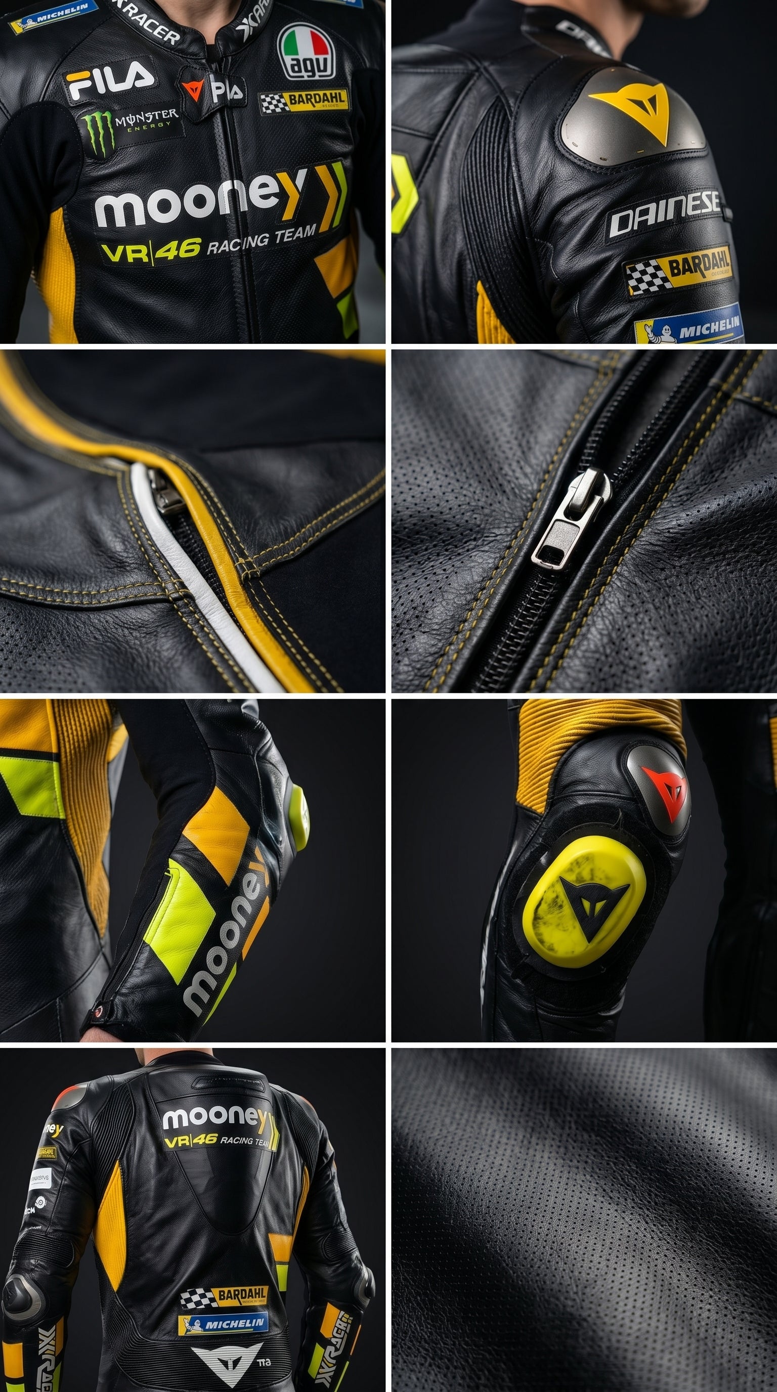 Mooney Moto GP Suit Black