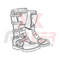 X3-Racer Cusotm MOtor Bike Boots