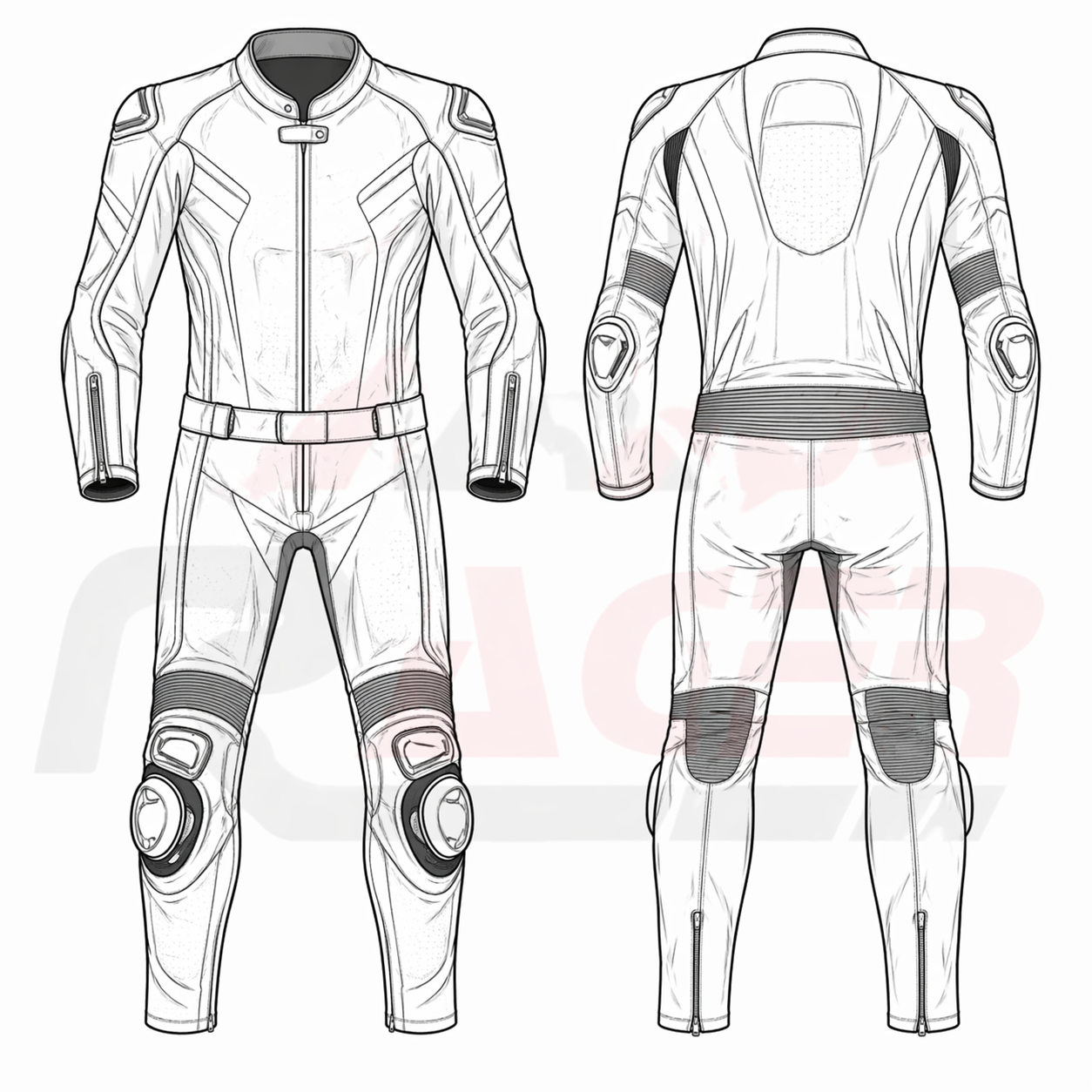 Custom Motobike Racing Suit