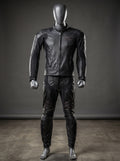 All Black Motorbike Leather  Suit