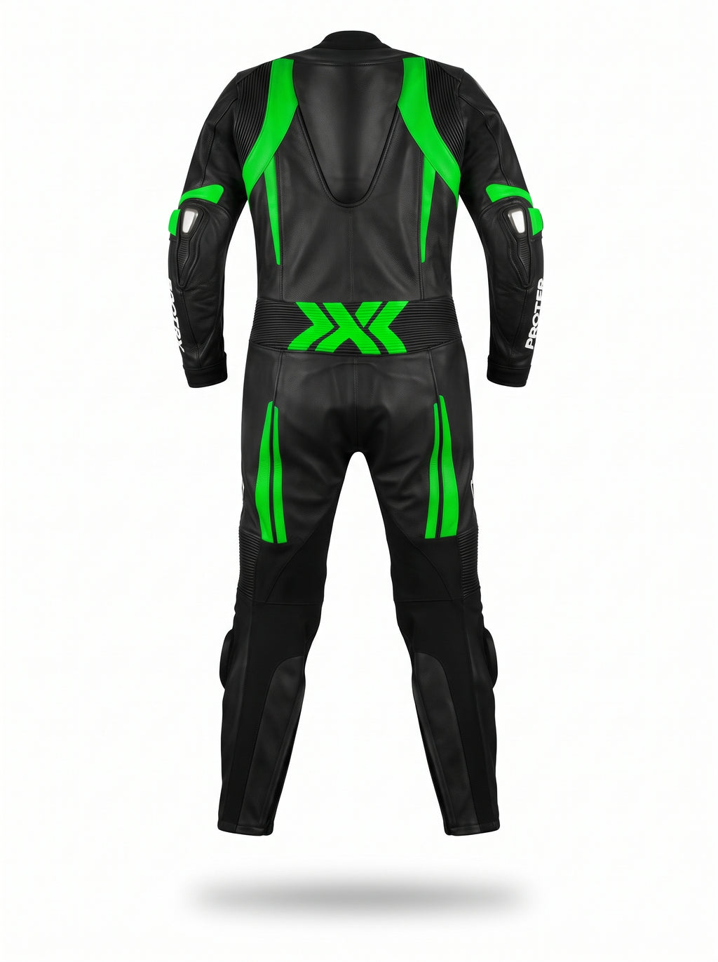 Kawasaki Green X3-RACER LEATHER SUIT FOR WOMEN
