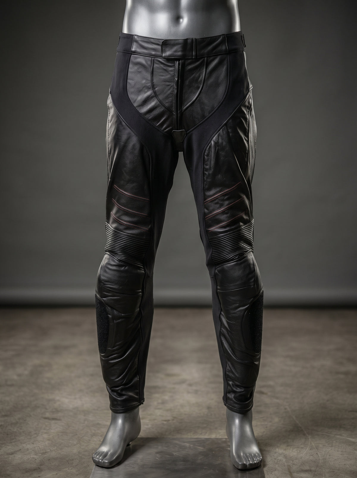 All Black Motorbike Leather  Suit