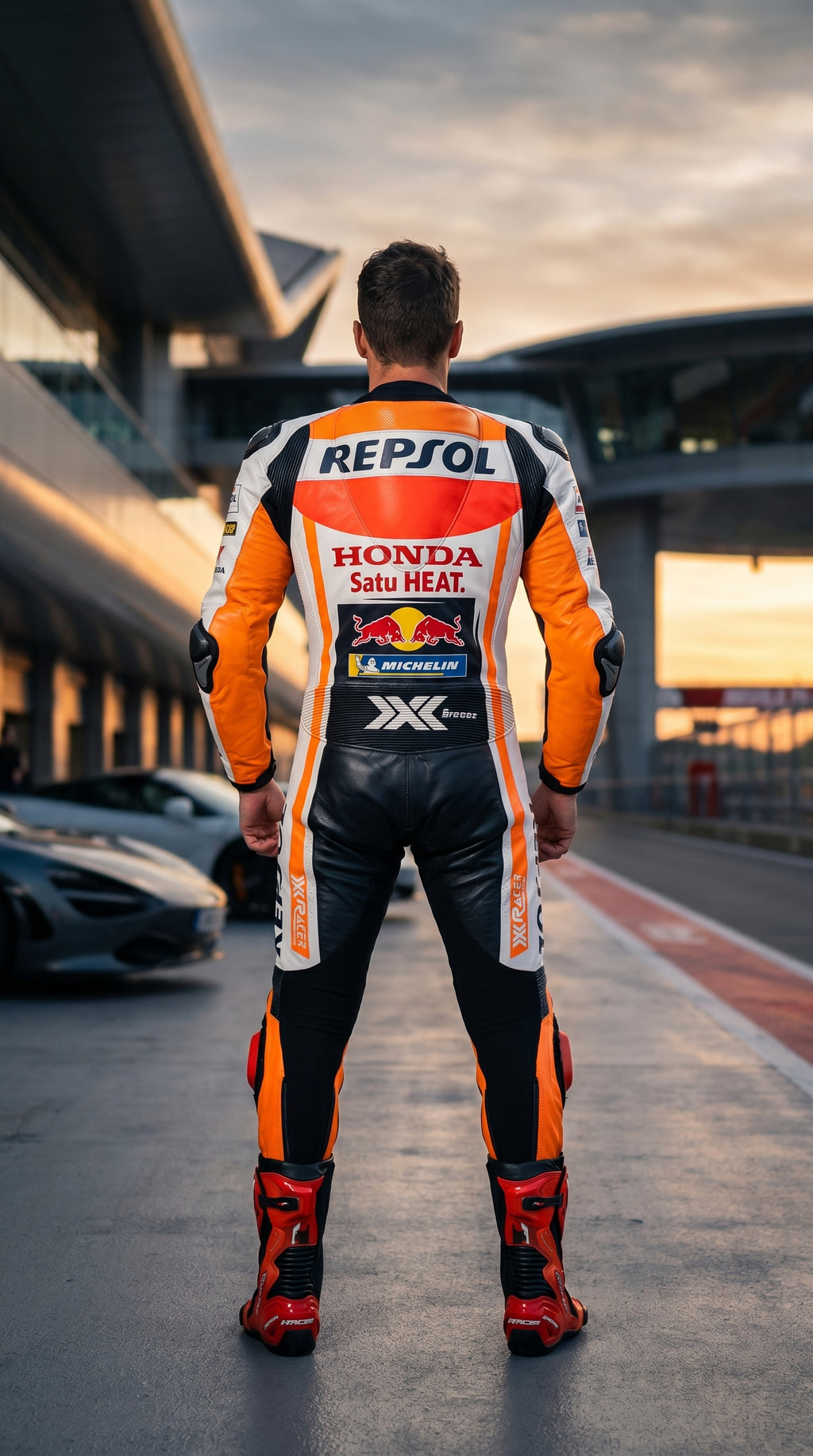 Repsol Moto GP Suit Orange