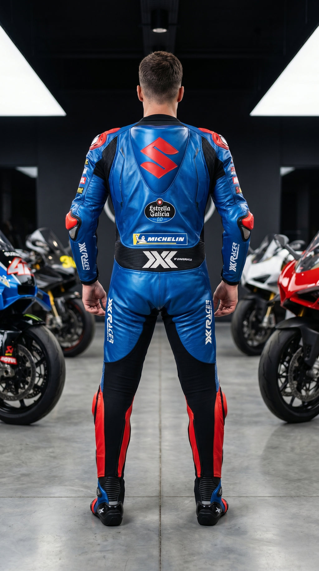 Suzuki Moto GP Suit Blue