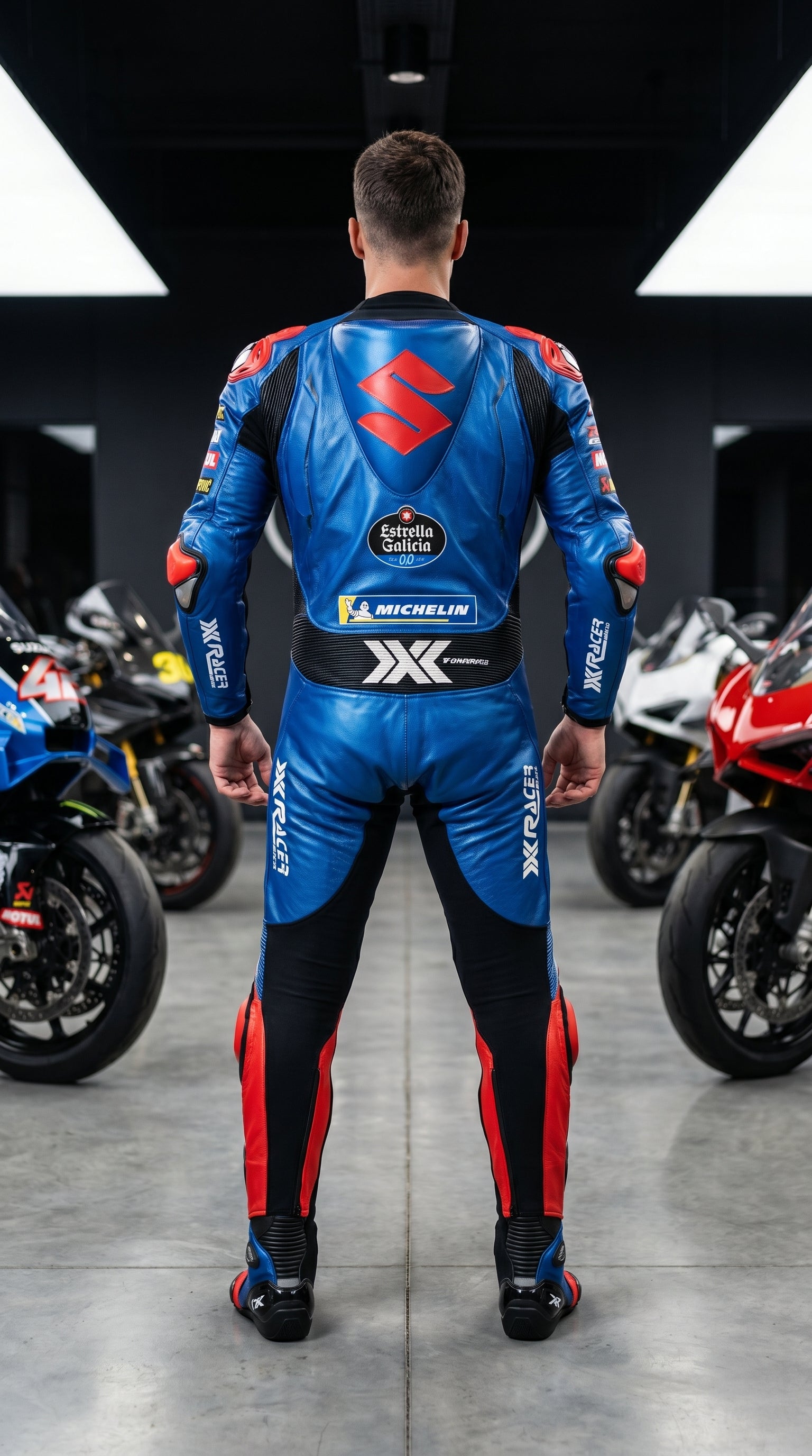 Suzuki Moto GP Suit Blue