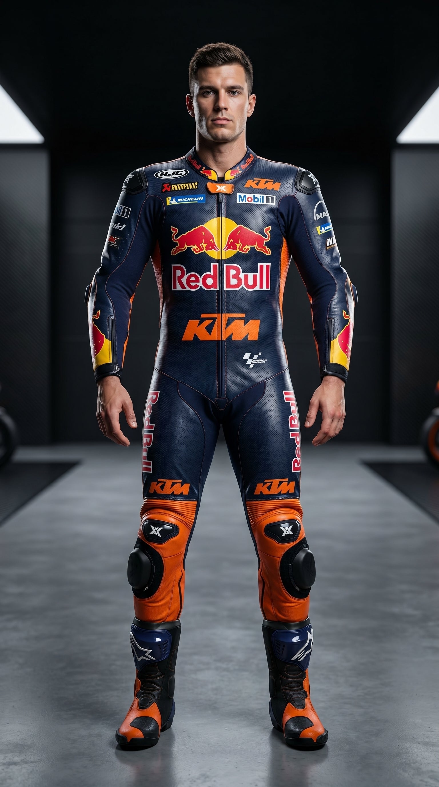 Redbull Moto GP Suit Blue