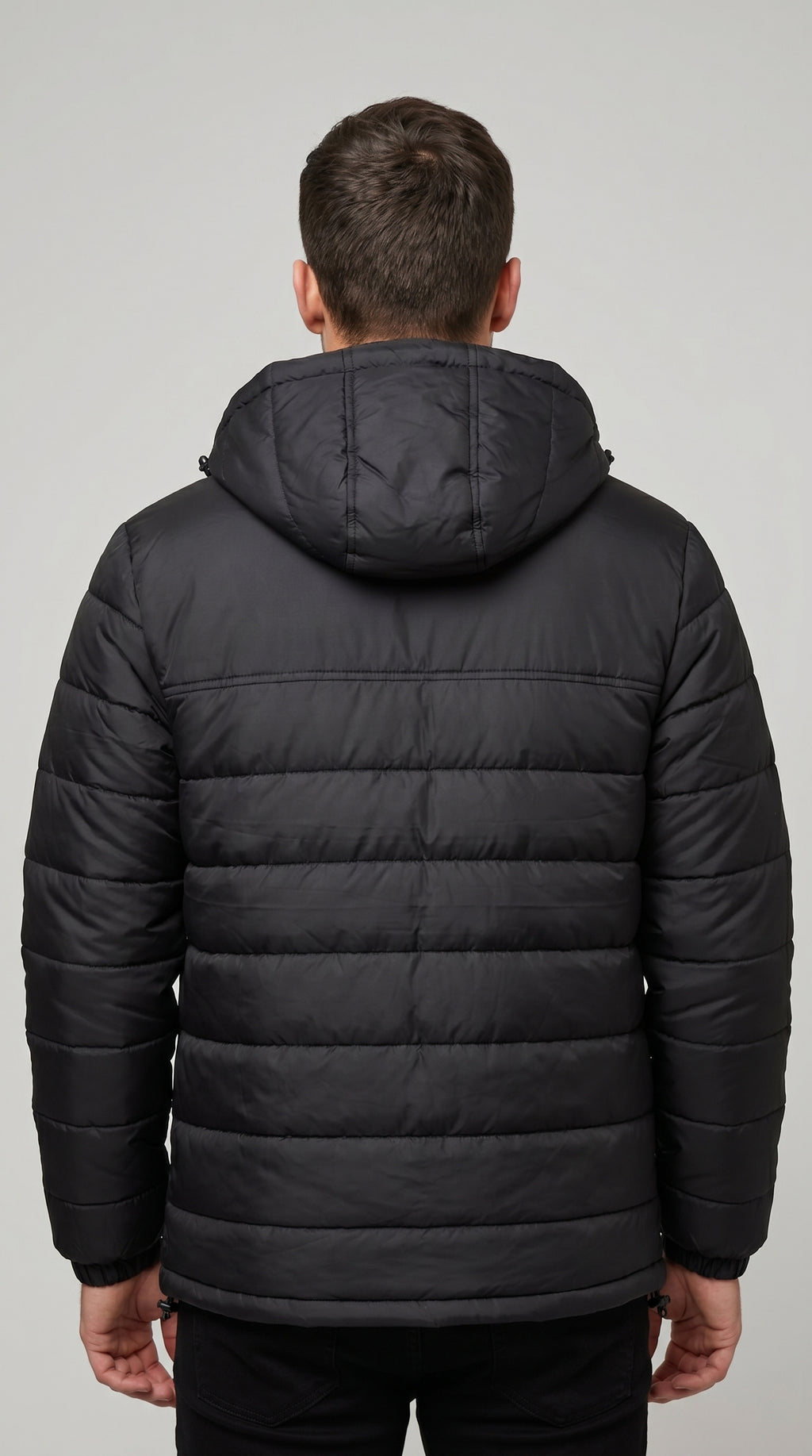 Men's Black Puffer Jacket