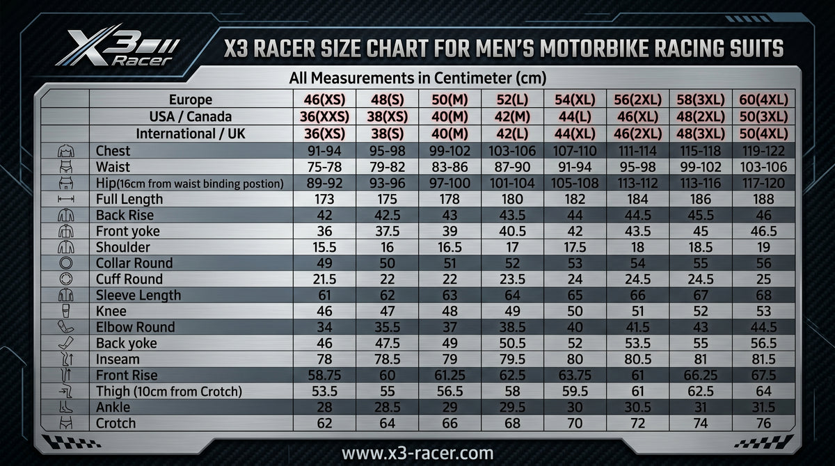 Black and Blue X3 Motobike Racing Suit